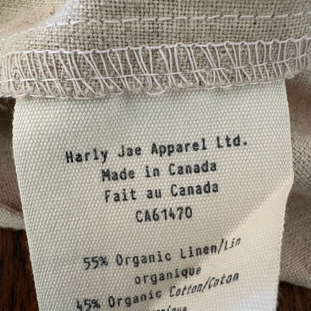Harly Jae Organic cotton/linen top size Large New! - Picture 10 of 10